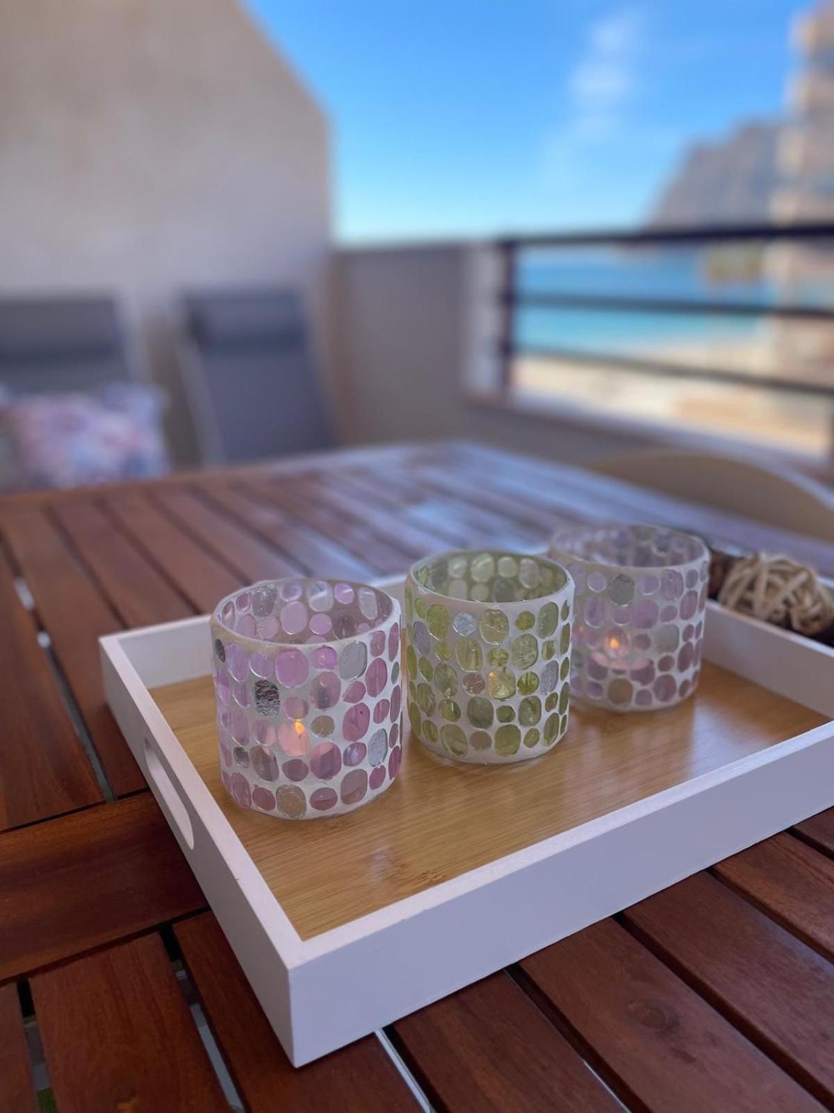 Eerstelijns Appartement Vive Cada Momento Zeezicht En Pal Aan De Boulevard En Strand Calpe, Toplocatie Buitenkant foto